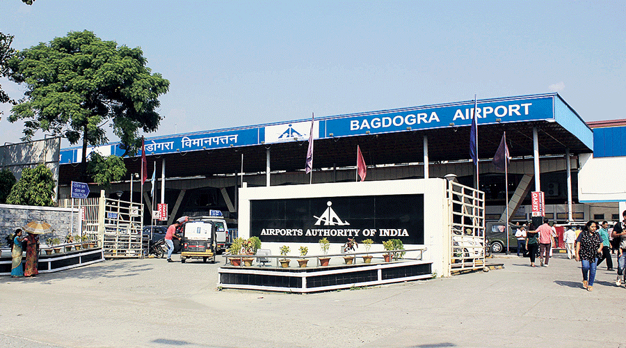 Bagdogra airport.