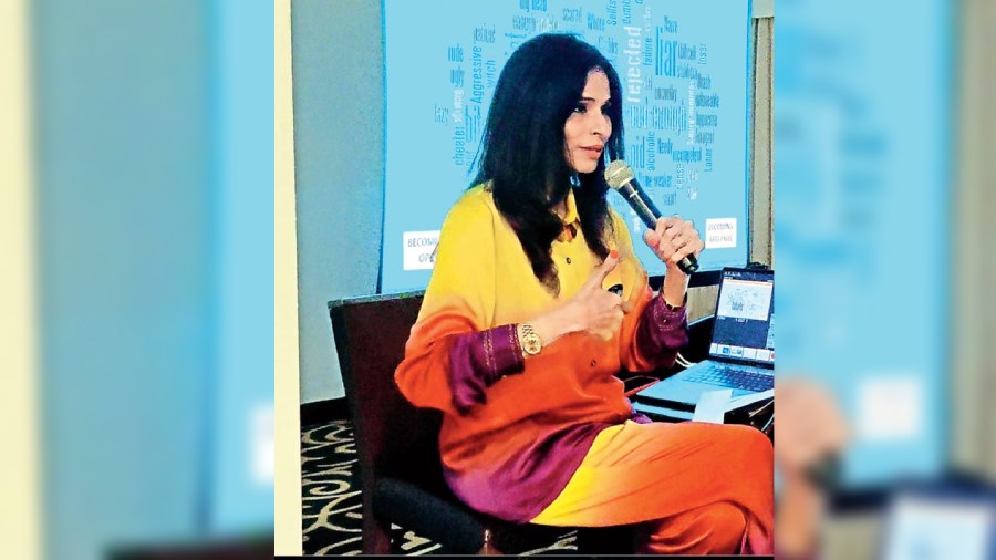Diya Jaiswal at the Psychology of Happiness workshop at HHI
