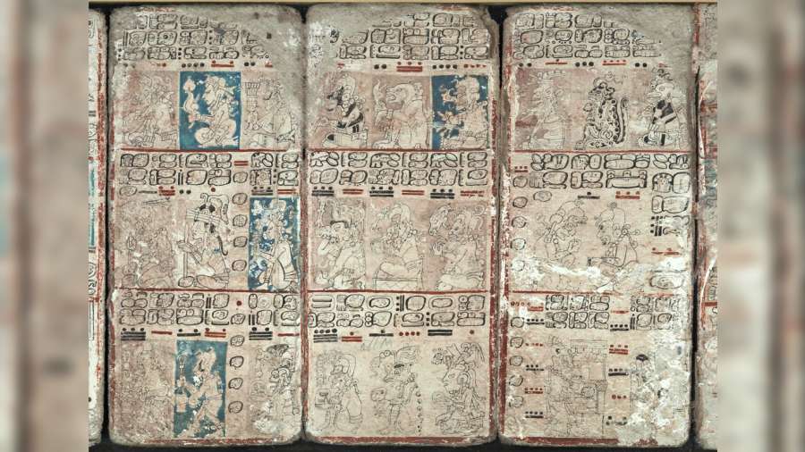 Pages from the Mayan book, Dresden Codex