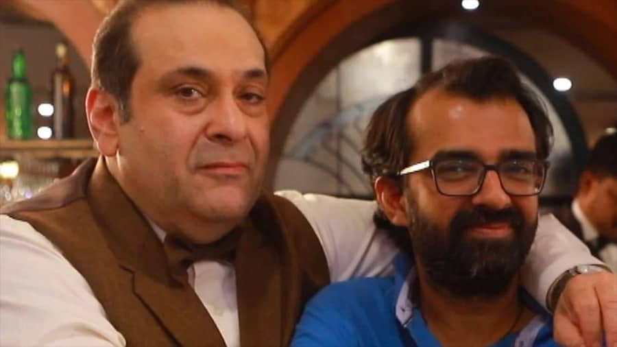 Mridul with Rajiv Kapoor