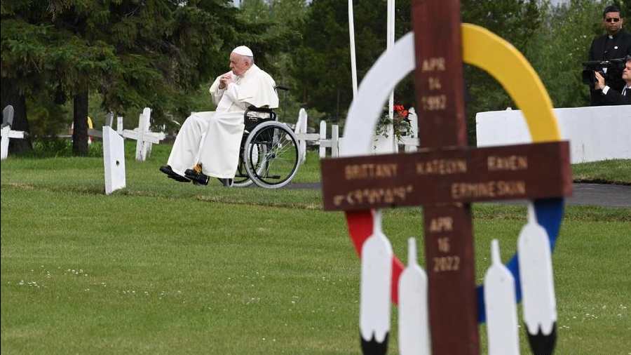 During his trip, the pope apologised for the 'evil' inflicted on Indigenous communities at Canada's residential schools