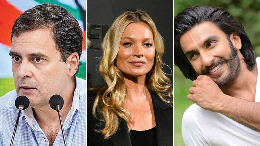 (L-R) Rahul Gandhi, Kate Moss and Ranveer Singh are among the newsmakers of the week  