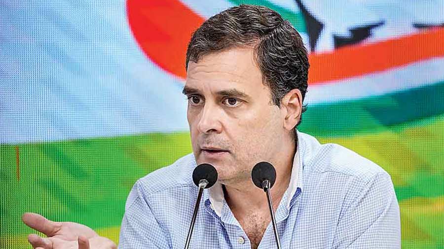 Rahul Gandhi remains silent when asked if the Congress’s Twitter team decided the timing of his latest protest 