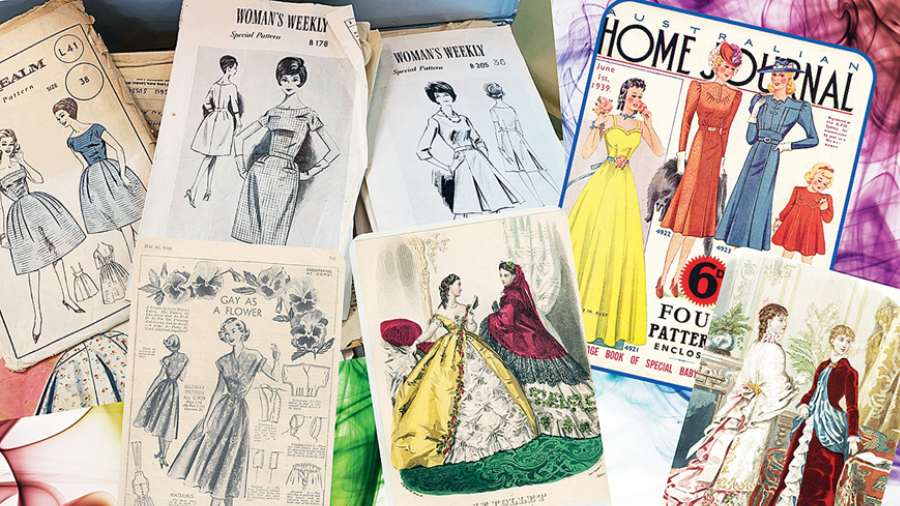 fashion trends  Bonnets to bodysuits: DIY fashion thrived in vintage  magazines before DIY became a thing - Telegraph India