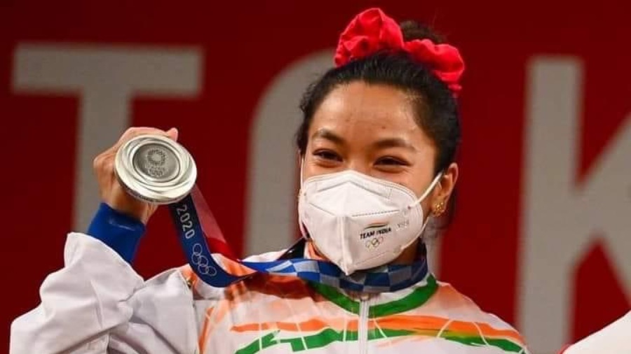 Chanu won the silver medal in 49 kg division at the 2020 Summer Olympics in Tokyo with a total lift of 202 kg, becoming the first Indian weightlifter to win silver at Olympics
