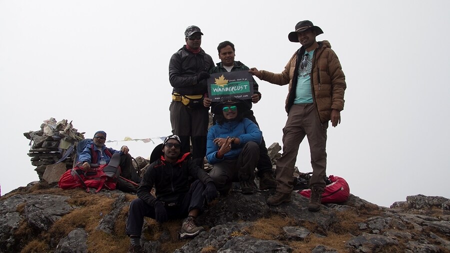 Team Dream Wanderlust at Mirgin La, Nepal