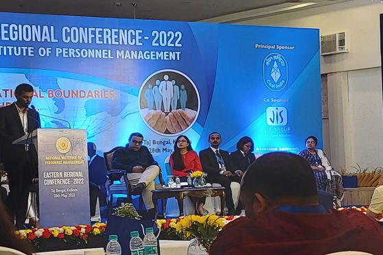 Speakers at a panel discussion comprising HR professionals at the Eastern Regional Conference 2022