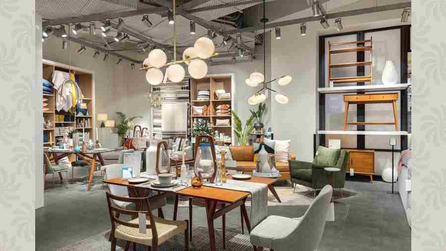 A glimpse of the West Elm Gurgaon store
