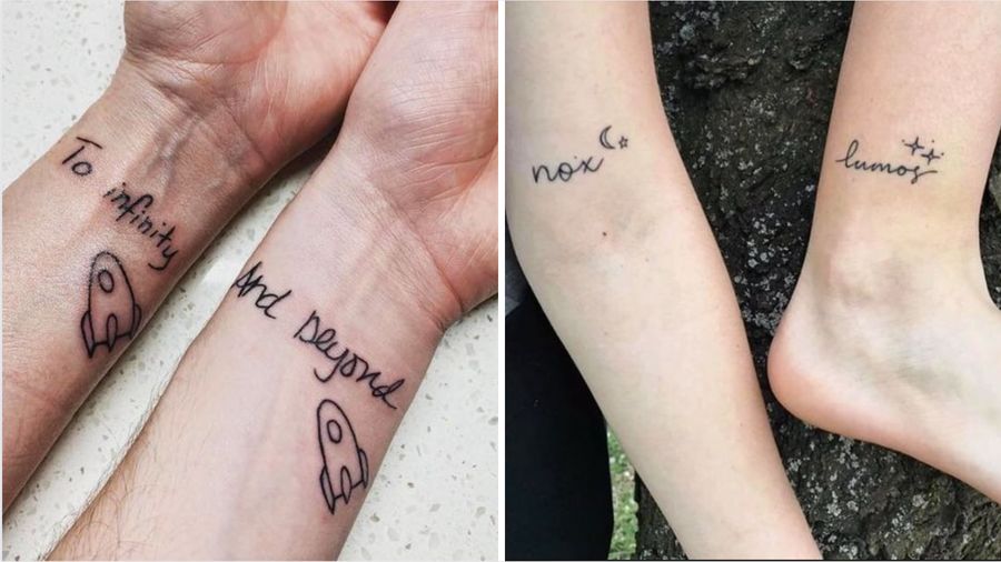 What were you inking The embarrassing matching tattoos that brand couples  for life  Daily Mail Online