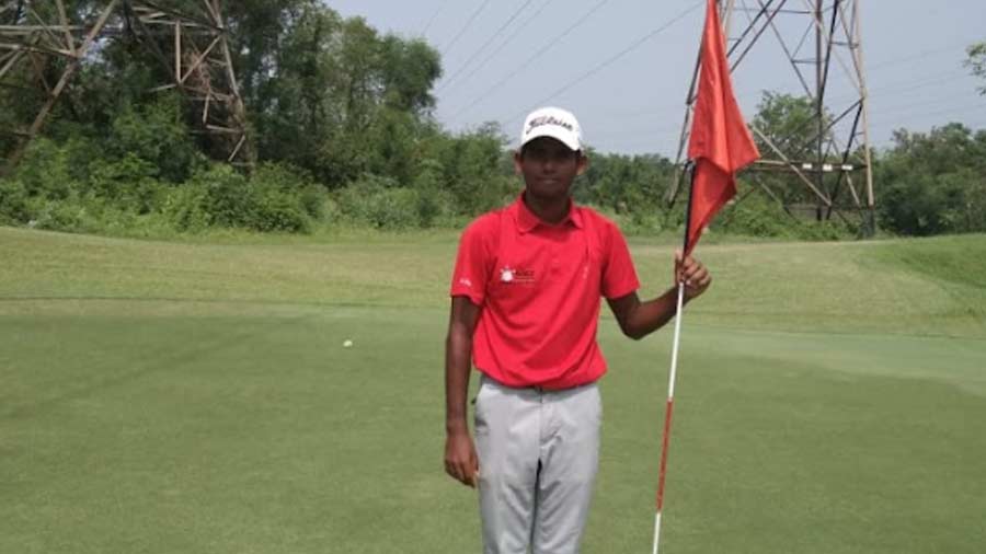 Joysurjo Dey hit a hole-in-one at the fifth hole