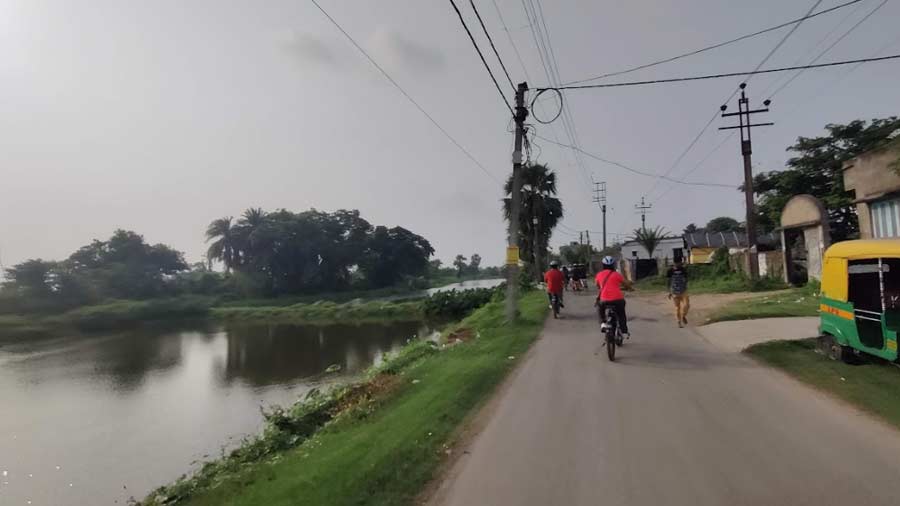 Towering highrises were replaced by green trees and still ponds