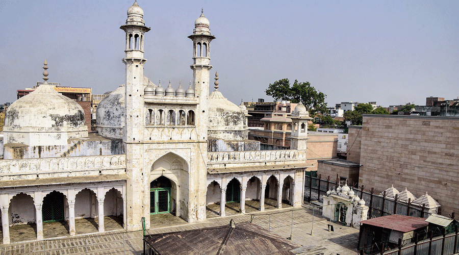The Gyanvapi Mosque.