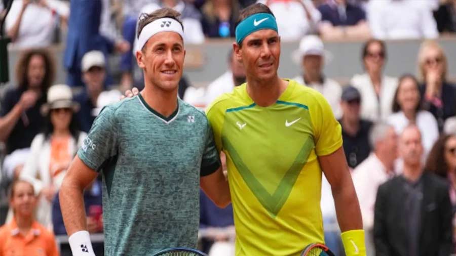 Casper Ruud was in attendance as a fan when Nadal won the French Open in 2013