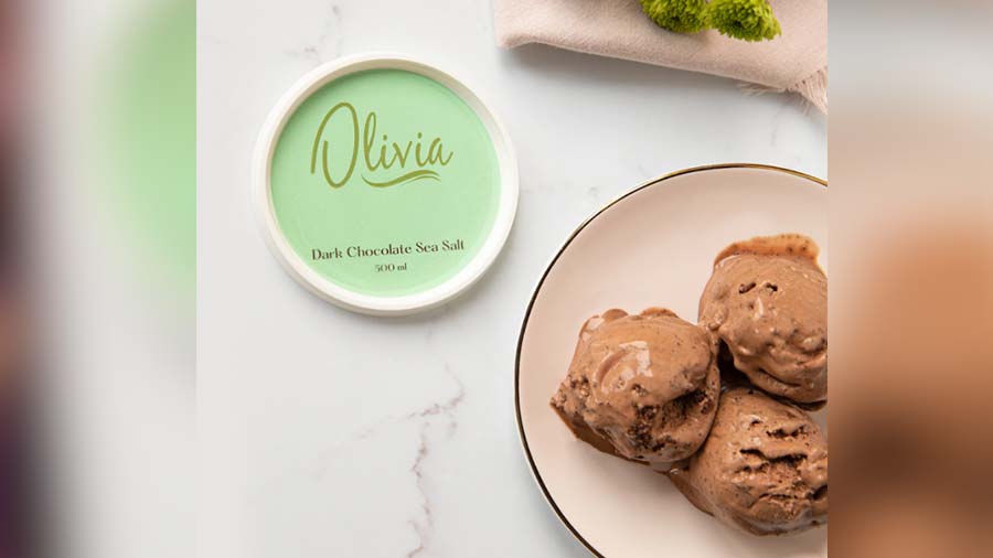 Dark Chocolate Sea Salt from Olivia Creamery: A hint of salt always brings out the intensity in chocolate. This pint spotlights the salty goodness of the ice cream but doesn't compromise on the creamy richness of chocolate. A perfect cheat day dessert!