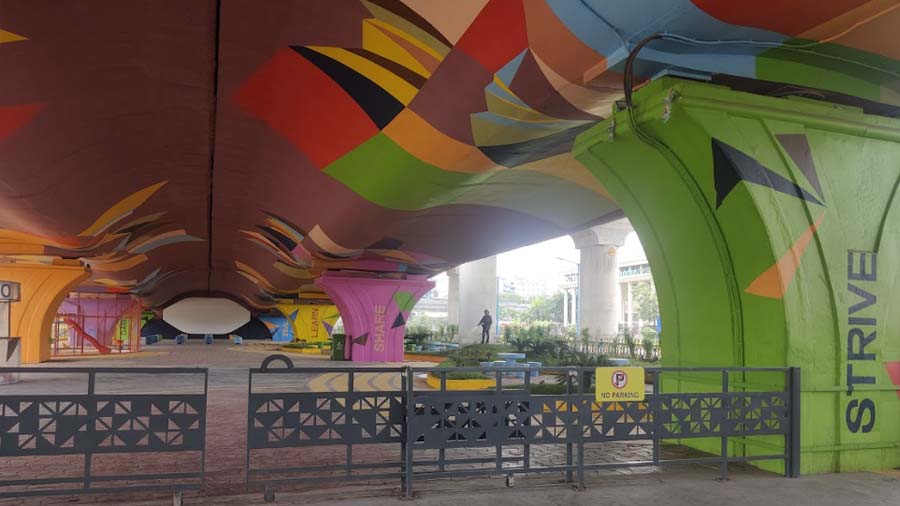 In pictures: The Insta-friendly hangout zone below Axis Mall flyover in New Town