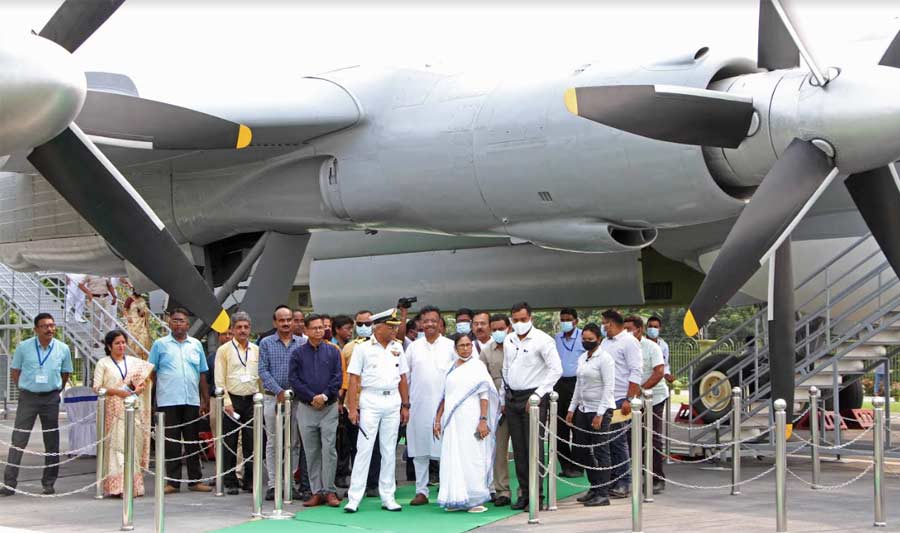 Chief minister Mamata Banerjee inaugurated the naval aircraft museum in New Town on Wednesday.