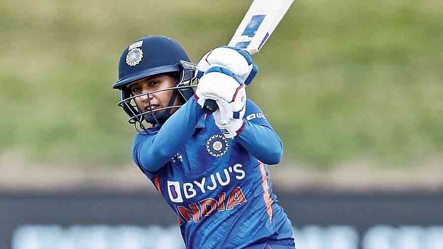 Mithali Raj during a World Cup game in New Zealand  this February.