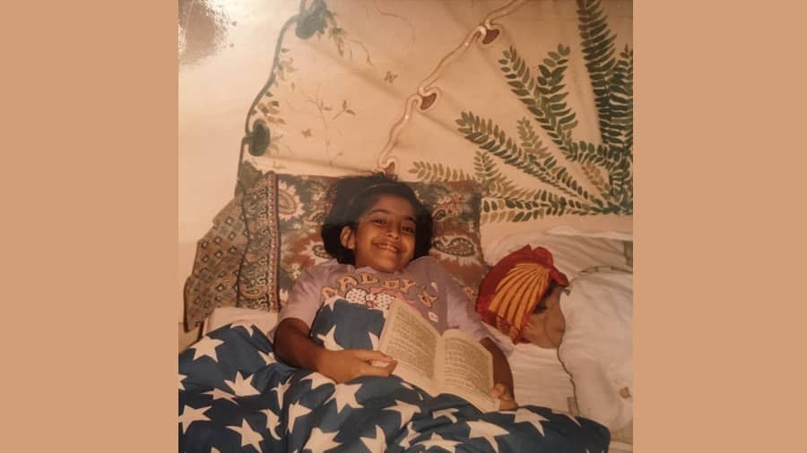 “Nothing has changed since then,” writes Sonam, giving a glimpse of the bookworm that she always was.