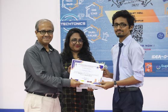 A prize distribution ceremony was held at the end of the fest. Indranil Sengupta, vice-chancellor of JIS University, was the guest of honour for the valedictory session. 