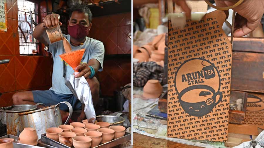 During the pandemic, Arun introduced special packaging that keeps tea hot for up to 30 mins