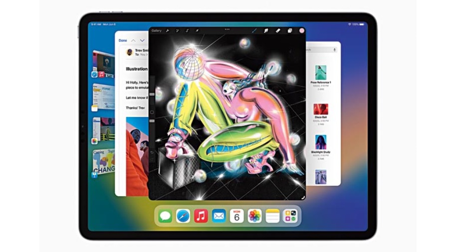 iPadOS 16 introduces a new multitasking experience, new ways to collaborate with others, and new features for pro users that take advantage of the power of the M1 chip