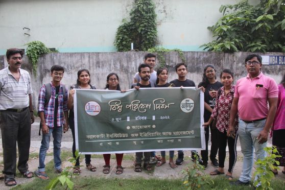 Calcutta Institute Engineering and Management, Tollygunge, organised a tree plantation drive on campus and gifted more than 400 trees to all the visitors at the Netaji Indoor Stadium Education Fair to make everyone conscious about the environment. 