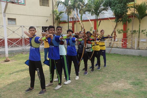 SOURCE: A number of sports, including archery, are taught at Samaritan Mission School. 
