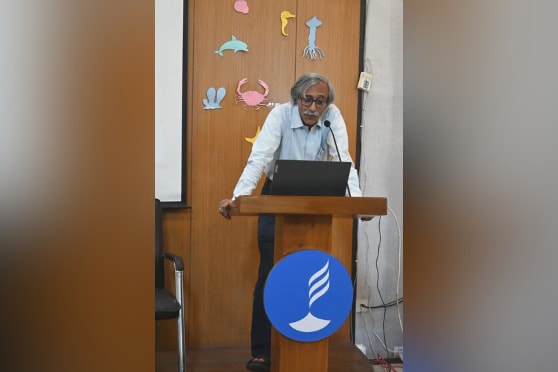 Insightful talks were delivered by eminent professors Sumit Mandal, Priyank Patel and Kousik Pramanick. “We are trying to create awareness among people to conserve our oceanic realm for a better future,” said Mandal, associate professor, Life Sciences, Presidency University.