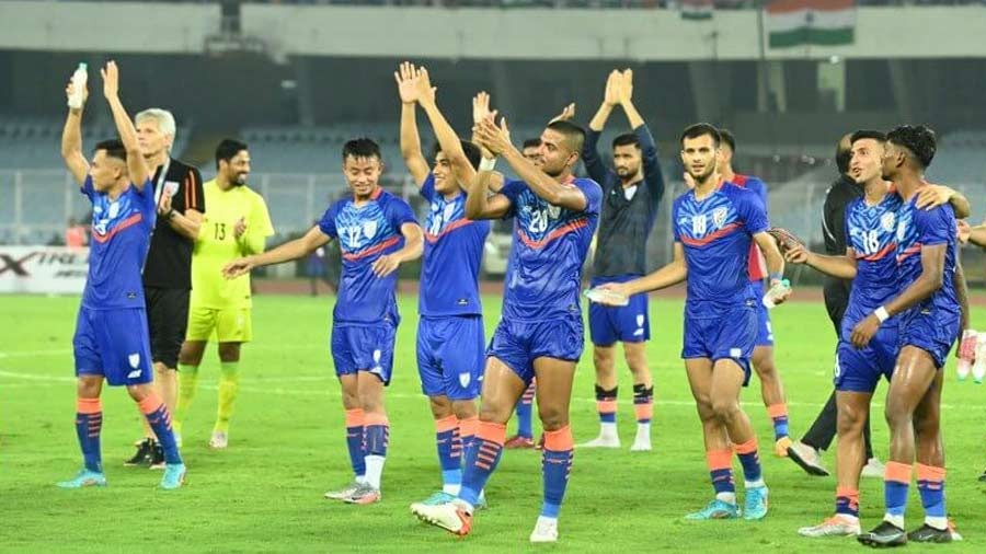 India after beating Cambodia 2-0 on their inaugural match of the AFC Asian Cup