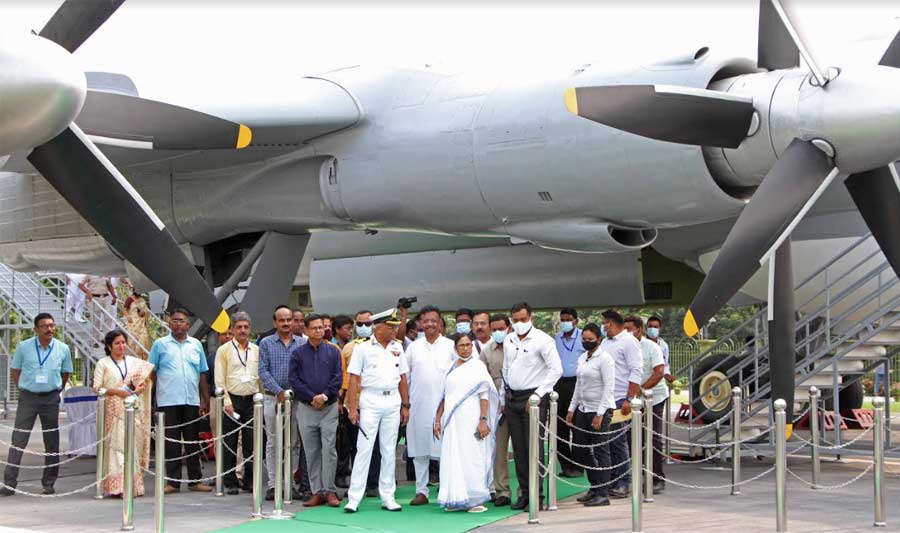 Chief minister Mamata Banerjee inaugurated the naval aircraft museum in New Town on Wednesday, June 8.
