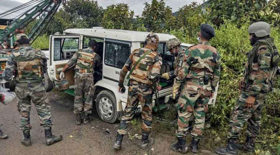 The security operation was launched on December 3, apparently based on intelligence about the presence of NSCN (K-YA) and Ulfa-I militants in the area.
