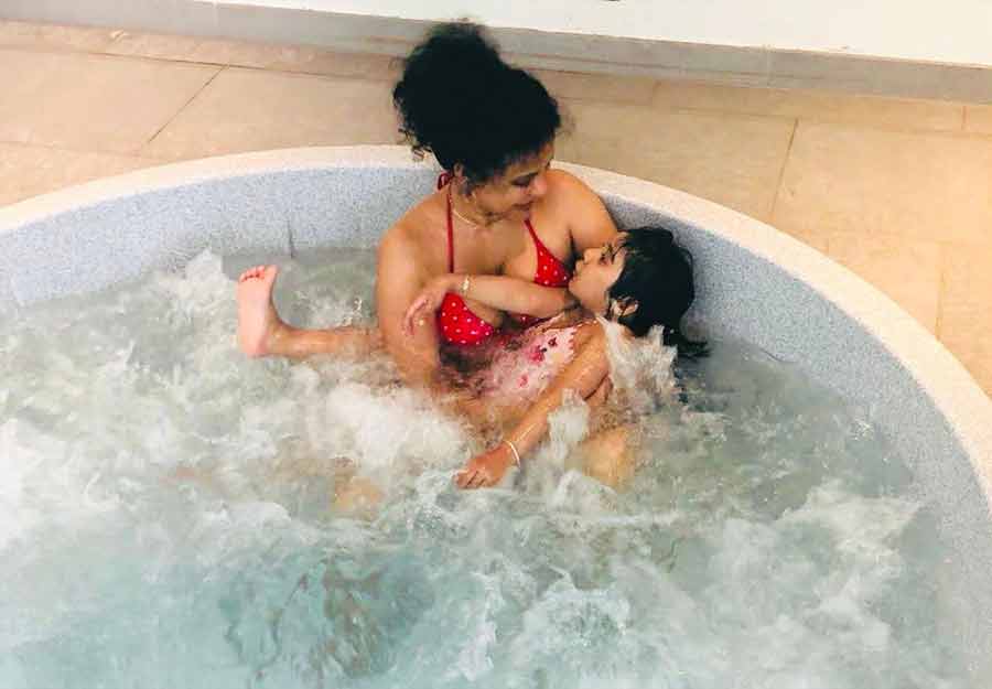Writer, child-rights activist and actor Nandana Dev Sen uploaded this photograph on Instagram on Tuesday with the caption: “There must be quite a few things that a hot bath won't cure, but I don't know many of them.” ― Sylvia Plath  Happy #InternationalBathDay! May you all have a chance to engage in some #selfcare and take a nice, relaxing #bath 🛀