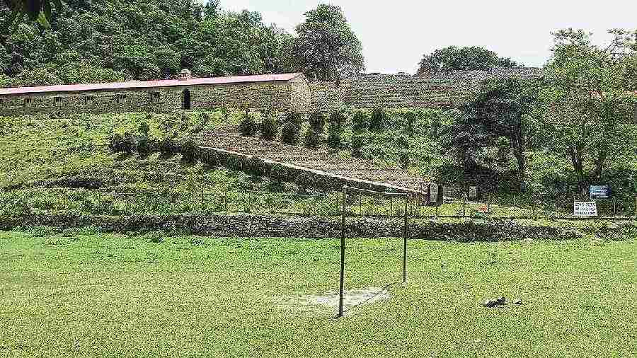 Buxa Fort, a tourist destination that remains open during the monsoon in the Dooars. 