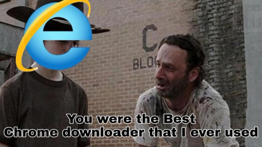We will miss Internet Explorer but only because of the memes