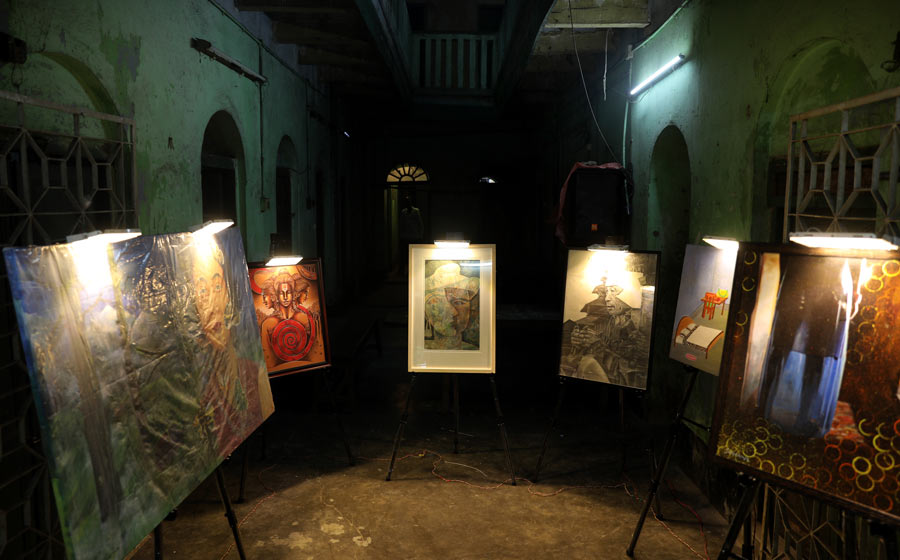 Around 17 artists display their artworks at the event based on art and heritage.