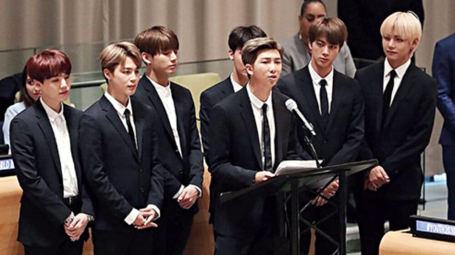 BTS addressed the United Nations in 2018