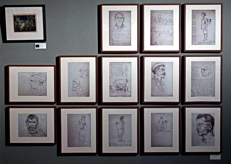 Pages from the artist's 