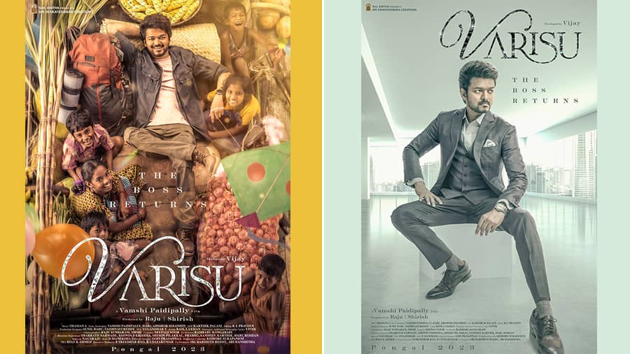 Vijay - Vijay releases first look of 'Varisu' starring Rashmika Mandanna on  his 48th birthday - Telegraph India