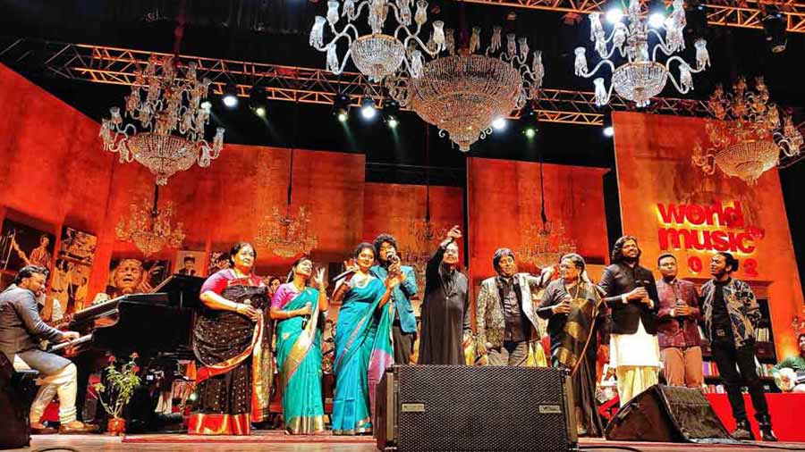 In pictures: Artistes pay tribute to Lata Mangeshkar at World Music Day concert
