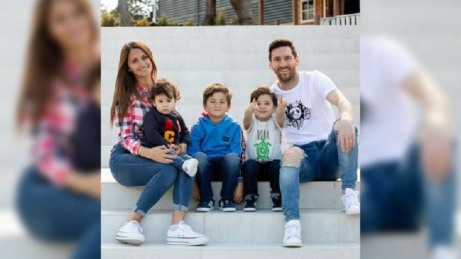 Antonella and Messi are blessed with three sons - Thiago Messi, Ciro Messi and Mateo Messi.