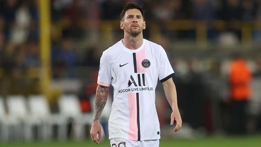 Messi has endured an indifferent year since moving away from Barcelona to PSG last summer 