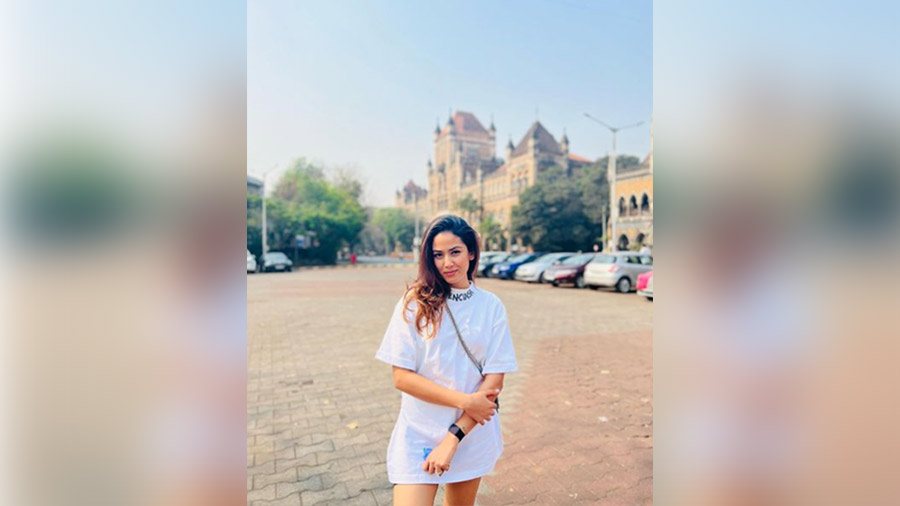 Saturday lunch: How about a white dress, sling bag, statement sneakers OOTD that’s easy, breezy and summer-ready?