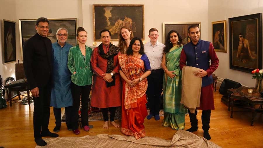 The team of Kalakar Arts, London Chamber Orchestra and Indian Raga London 