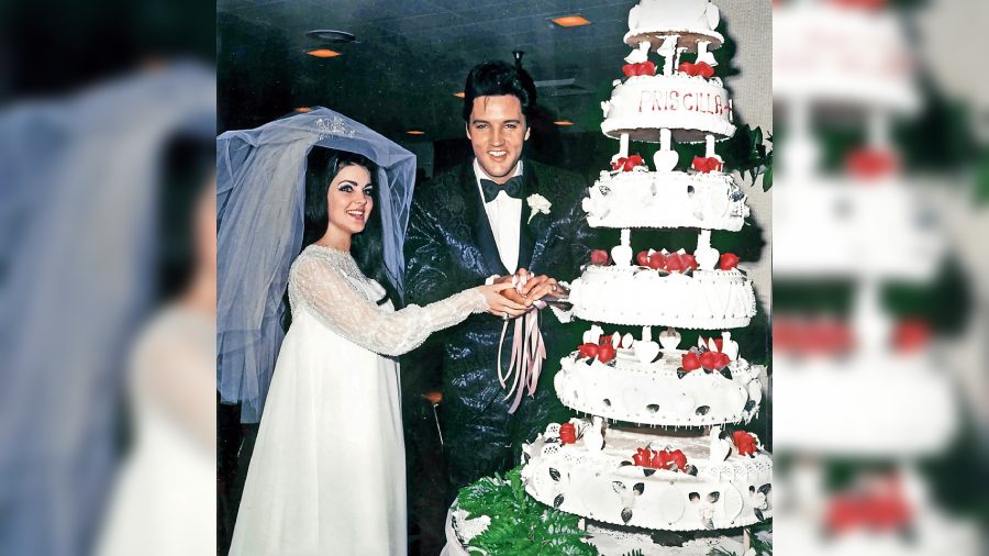 After meeting Elvis Presley in Germany in 1959 during his military service when she was only 14 years old, Priscilla Beaulieu married him in 1967 at the Aladdin Hotel in Las Vegas