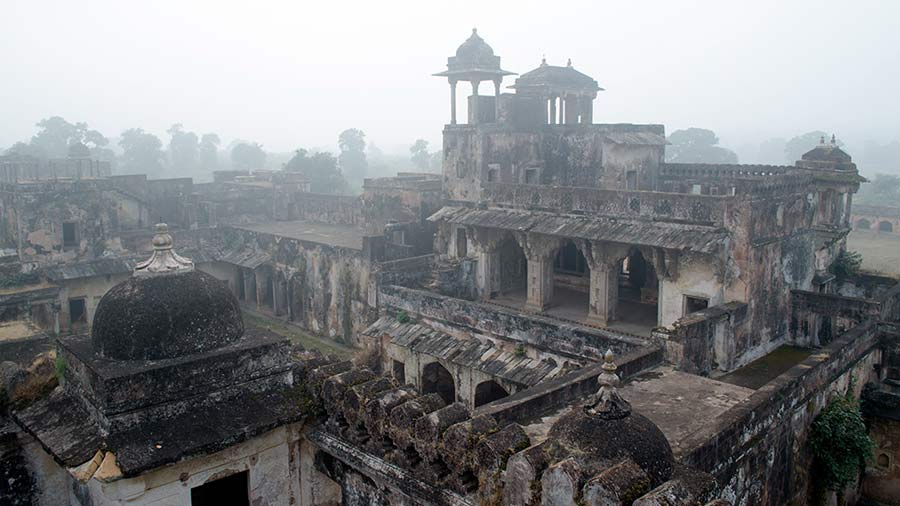 Bastions, domes and turrets of the fort 