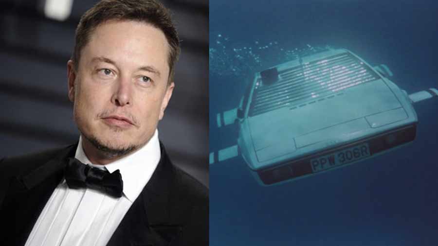Musk purchased James Bond’s classic submarine car at in 2013. The car featured in the 007 classic 'The Spy Who Loved Me'