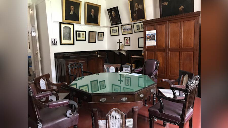 Warren Hastings’s office — now the vestry room