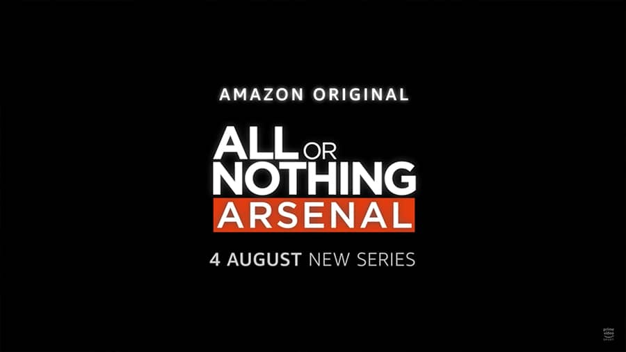 A poster of ‘All or Nothing: Arsenal’. 