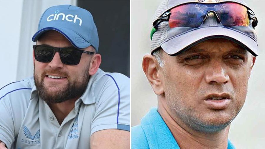 As coaches, Brendon McCullum and Rahul Dravid bring entirely different styles to their respective teams