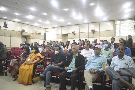 Participants at the DST STUTI programme organised by Amity University at NEHU, Shillong.  